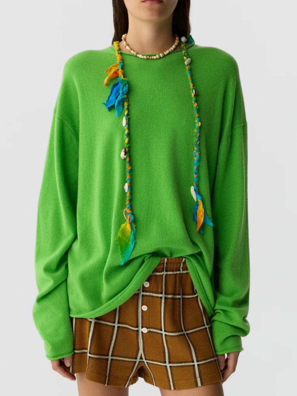 Guest in Residence Oversized Cashmere Crew in Match Point